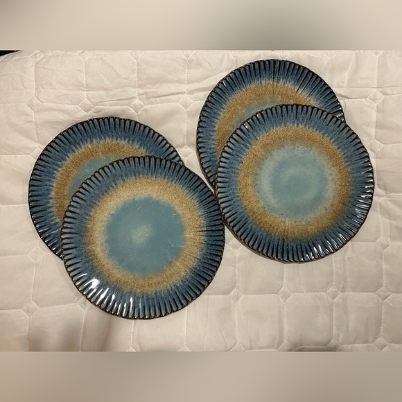 Set of 4 Sango salad plates. 8.5” - Picture 2 of 12
